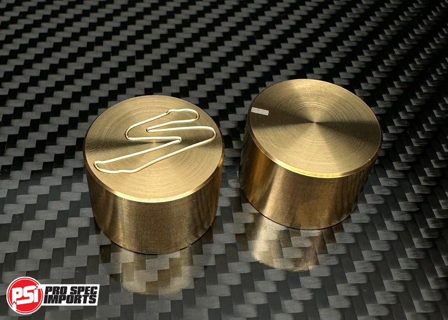 'Limited Edition' 18K Gold Plated Titanium HVAC Dials for A80 (Mk4) Supra fan and Heater control
