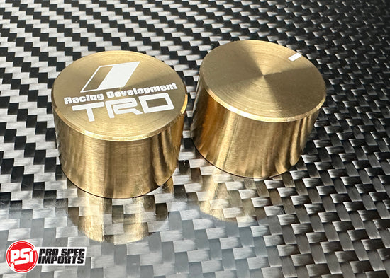 'Limited Edition' 18K Gold Plated Titanium HVAC Dials for A80 (Mk4) Supra fan and Heater control