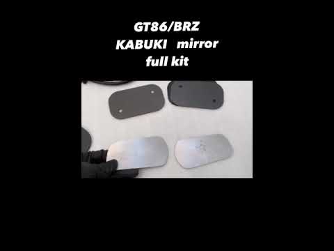 Load and play video in Gallery viewer, Kabuki Aero Mirror (Ganador Style) - Toyota 86 and Subaru BRZ (ZN6 and ZC6)
