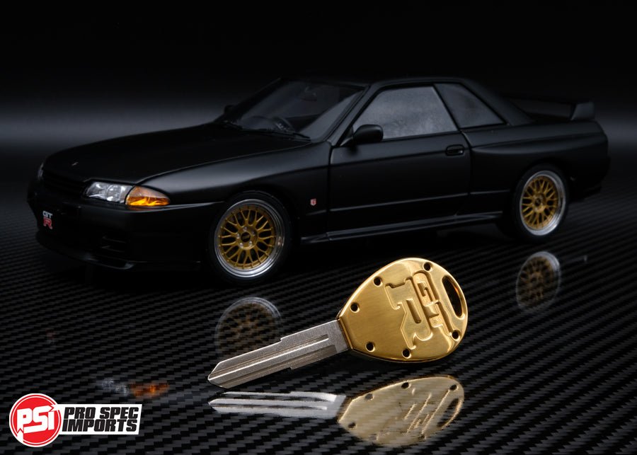 Collectors Edition 18K Gold - Titanium Skyline GTR Key Blank R32